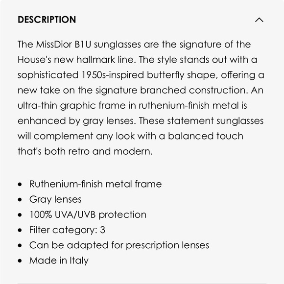 Dior Sunglasses. - Picture 5 of 6